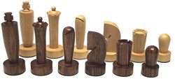 HOT Games Schachfigur Berliner Kunststoff braun 93mm Schachspiel