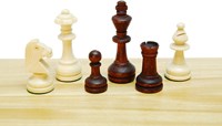 HOT Games Schaaks.Staunt.3 Holz Bl/Br.L+V 76mm Kis