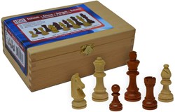 HOT Games Schachst. Holz blank/br. L. Kiste Kh.89 Mt.5