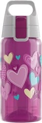 Sigg Viva One Wasserflasche für Kinder Herzen - 0.5L