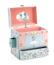 Djeco DJ06591 Musik-Ballerina-Box, mehrfarbig