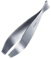 Westmark Fischgrätenpinzette Edelstahl 14 cm - Küchenhelfer für Fisch und Geflügel
