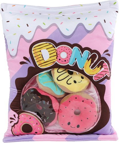 Van Manen Plüschspielzeug Fluffy Menu mit 4 Donuts - 40cm Kuscheltier-3