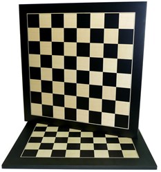 HOT Games Schachbrett Schwarz/Ahorn Intarsiert 45 mm 45 cm