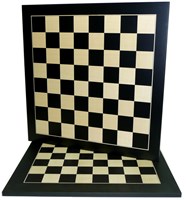 HOT Games Schachbrett Schwarz/Ahorn Ingel. V.40 mm.38 cm.