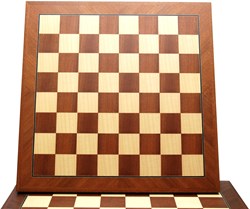HOT Games Schachbrett Mahagoni Ahorn 40 mm 38 cm Holzspielzeug