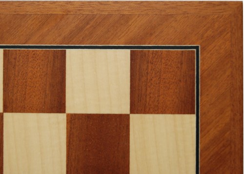 HOT Games Schachbrett Mahagoni Ahorn 40 mm 38 cm Holzspielzeug-2