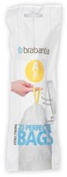 Brabantia Müllbeutel PerfectFit A 3L weiß - 20 Stück mit Zugband-3