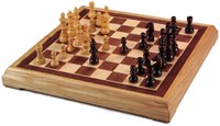 Longfield Games Schachspiel mit Intarsien 40 cm