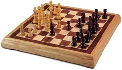 Longfield Games Schachspiel mit Intarsien 40 cm