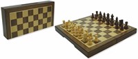 HOT Games Schachkassette Magnet. Walnuss 23x23x2 cm