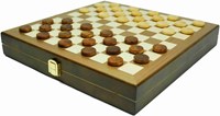 HOT Games Schach Dame Backgammon Holzspielkassette 29x29cm klassisch-3