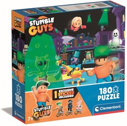 Clementoni puzzle - 180 pièces - Stumble Guys - puzzle coloré pour enfants