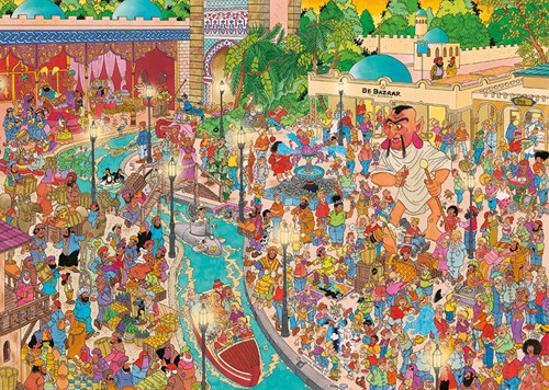 Jumbo Puzzle Efteling Fata Morgana 1000 Teile Jan van Haasteren-3