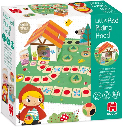 Goula Jeu de société Le Petit Chaperon Rouge dès 2 ans - jeu éducatif en bois