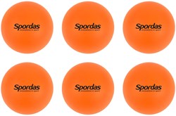 Spordas balles de hockey sur gazon - set de 6 pour école et intérieur