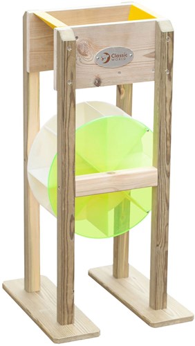 Classic World moulin à sable en bois entonnoir jouet durable