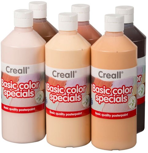 Creall Schoolverfset Kleuren van de Wereld, 6x500ml-2