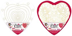 Creative Craft Group kit peinture par numéros toile cœur pour enfants