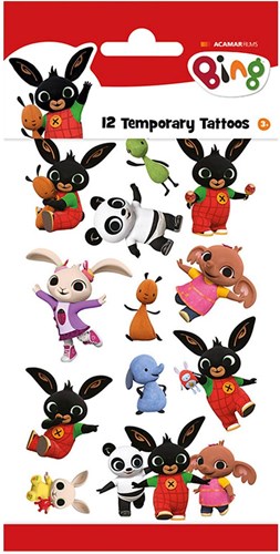 Totum tattoos Bing - tatouages temporaires enfants multicolores