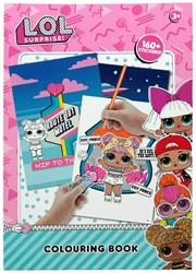 L.O.L. Surprise Malbuch mit Stickern - Kreatives Stickerbuch für Kinder