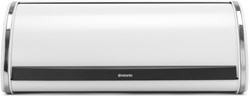 Brabantia boîte à pain couvercle coulissant blanc - grande boîte à pain acier