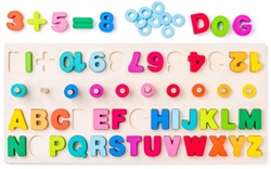 Woody Woody Lerntafel mit Zahlen + Buchstaben 90223
