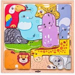 Puzzle animaux Woody Woody 91995