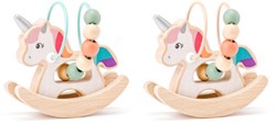 Woody Rocking Unicorn mit Perlen 91974