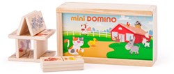 Woody domino animaux jeu éducatif carton multicolore 28 pièces