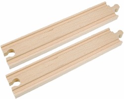 Woody Woody 2 gerade Gleise 22 cm 90562