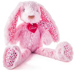 Lumpin Handpuppe Hase Stella rosa 34 cm 94097