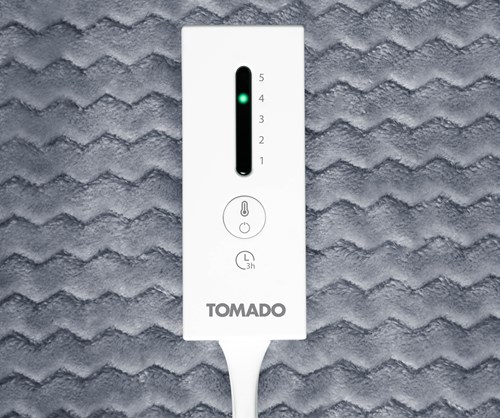 Tomado elektrische Umschlagdecke - Wärmedecke 180x130 cm Komfort-2