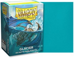 Asmodee Dragon Shield matte Hüllen Glacier 100 Stück - Kartenschutz