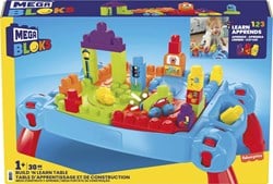 MEGA BLOKS BUILD N LEARN TABLE