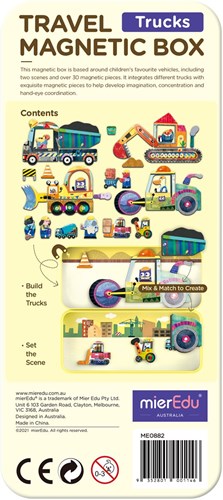 MIEREDU MierEdu – Magnetische Puzzle-Box – Lastwagen-3
