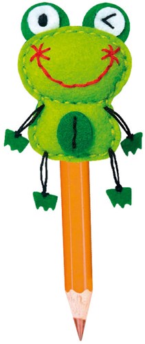 Avenir Bleistiftaufsatz Frosch - Kreatives Bastelset für Kinder