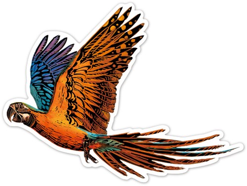 Avenir Scratch-Sticker Vögel - Kreatives Bastelset für Kinder-3