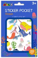 Avenir Stickerbuch Ozean - Kreatives Sticker-Set für Kinder