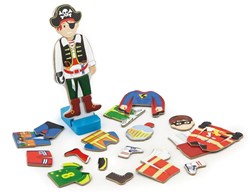 Aankleedpuzzel jongen magnetisch 36-delig. 3+