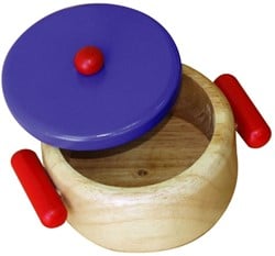 Viga Toys Houten soeppan met deksel Ø 13 cm. 3+