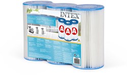 Intex cartouche de filtre piscine type A 3 pièces - recharge pour pompe