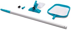 Intex kit d'entretien piscine deluxe avec manche télescopique nettoyage