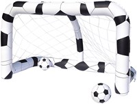 Bestway Aufblasbares Fußballtor - Outdoor Spielspaß - Mit 2 Bällen