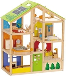 Maison de poupée Hape avec meubles