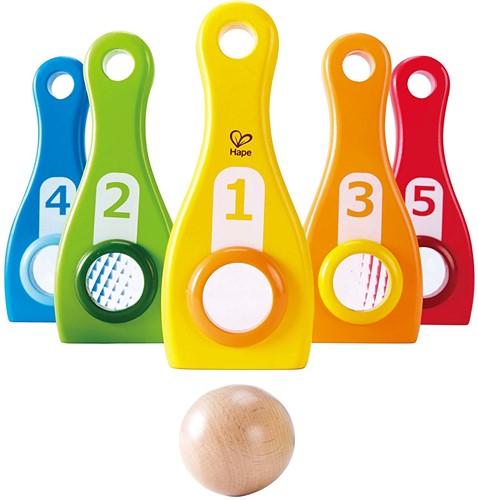 Hape E4309 Rainbow Bowl (Multi-Colour) Holzspielzeug