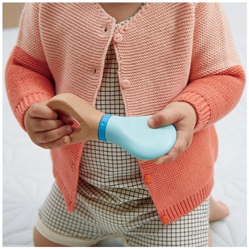 Hape hochet Twist Rattle n Roll jouet bébé bois coloré-3
