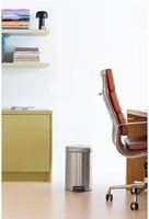 Brabantia Treteimer Newicon 12L matt Stahl Abfalleimer Küche-2