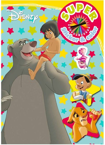 Boek Specials Nederland Malbuch Disney Sticker-Spaß und Malvergnügen