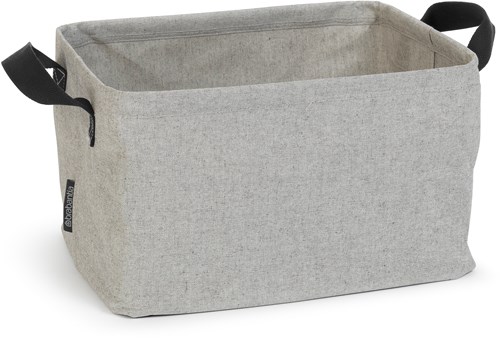 Brabantia faltbarer Wäschekorb grau 35L - langlebiger Stoffkorb